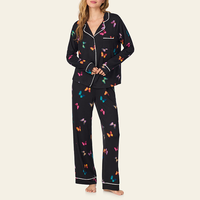 Midnight Butterfly Pajama Set