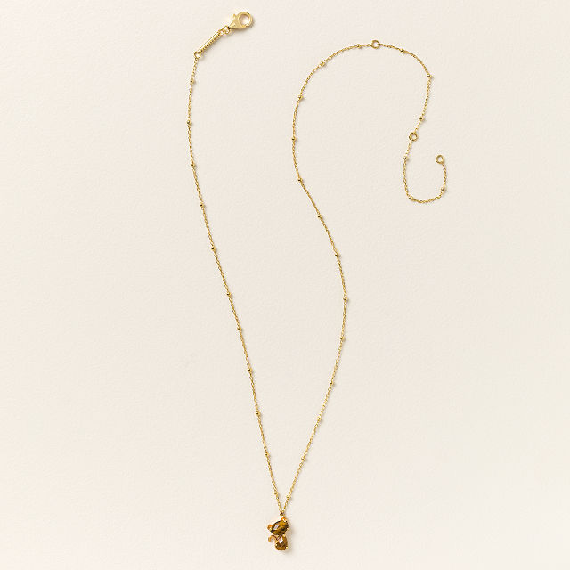 Faceted Feline Cat Necklace