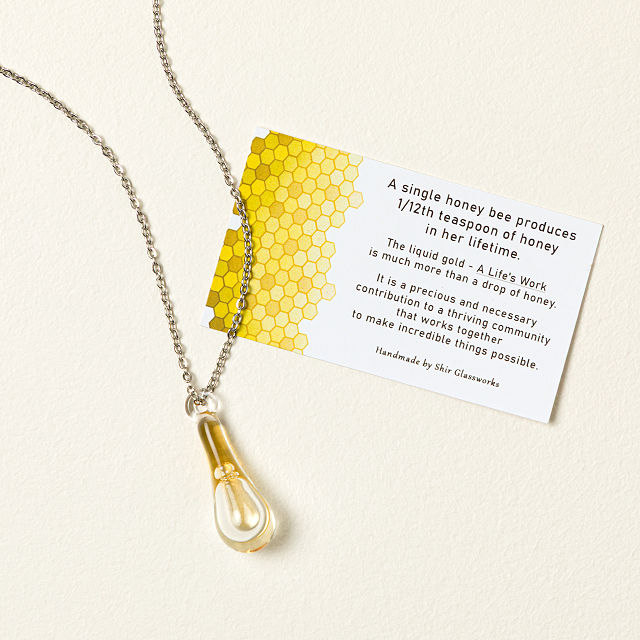 A Life's Work Honeybee Necklace