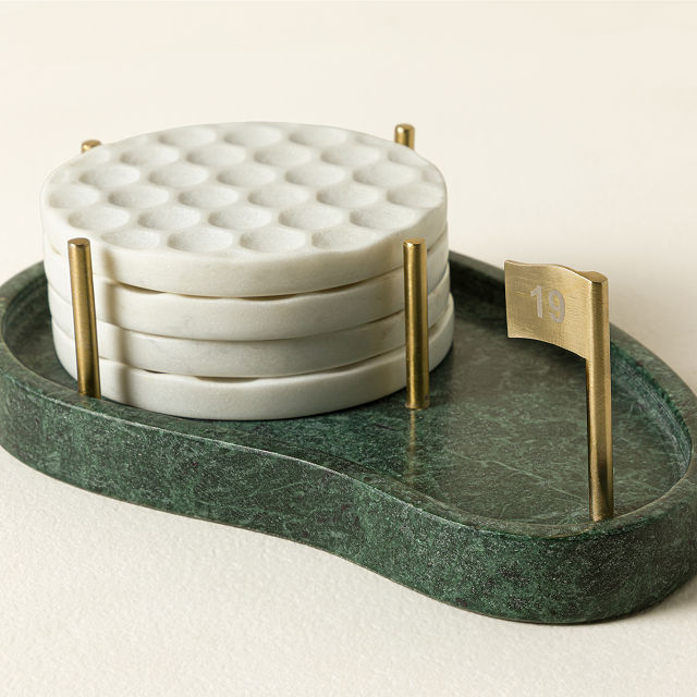 Hole in One Golf Coaster Set