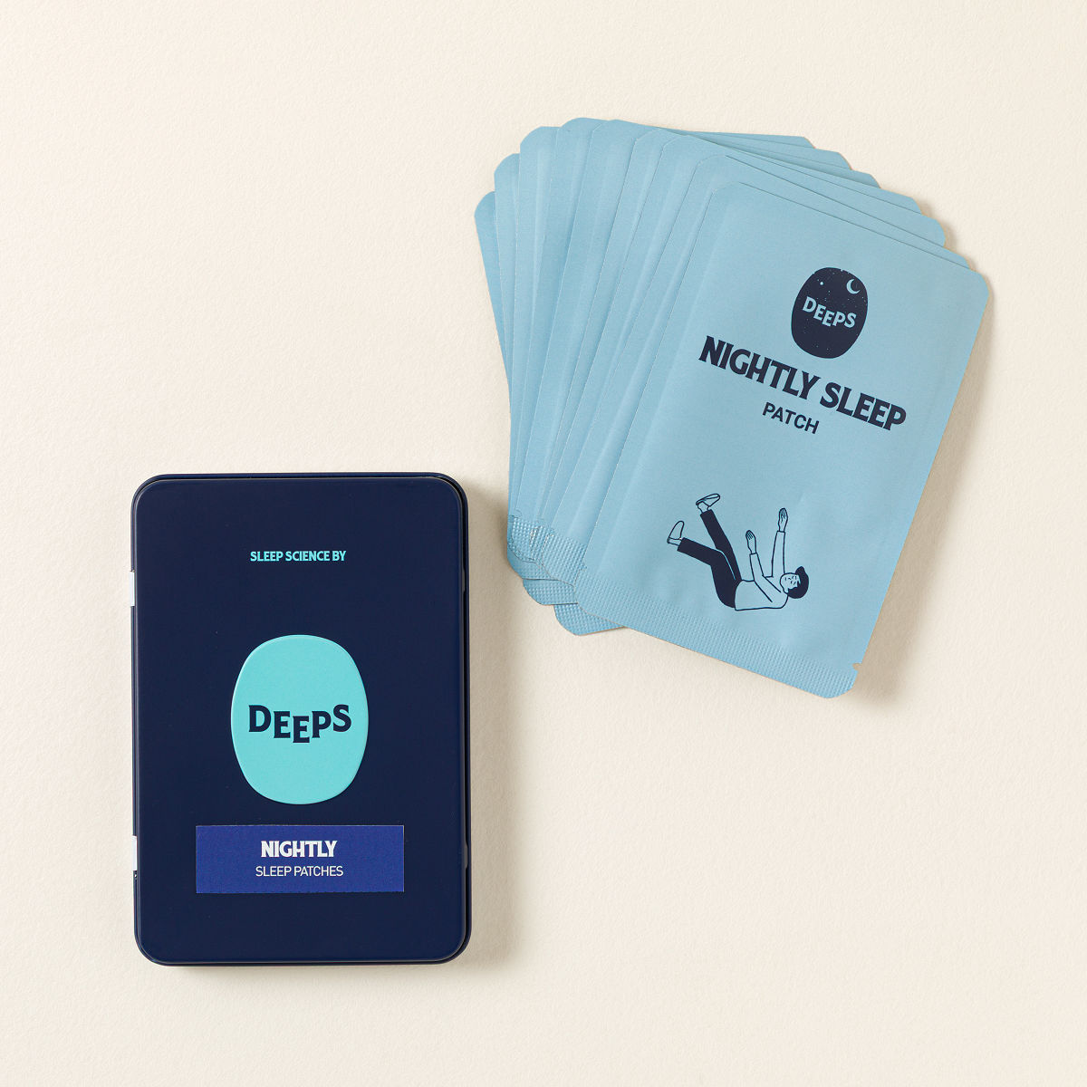 Rest & Relax Sleep Patch Gift Tin - Nightly Sleep Patch, 10 Patches