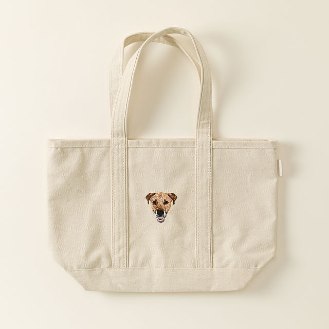 Custom Pet Embroidered Tote Bag