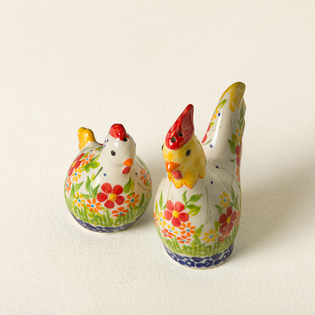 Polish Hen Salt & Pepper Shakers