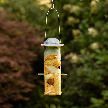Handmade Stoneware Bird Feeder