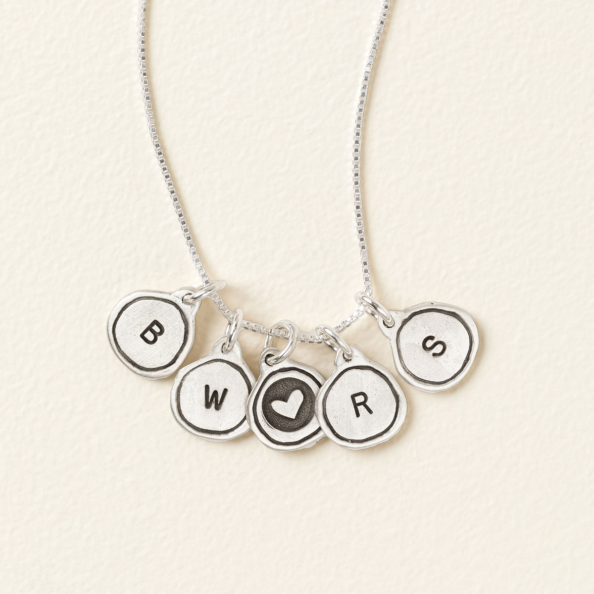 Personalized Initial Necklace - Four Initials