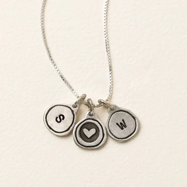 Personalized initial necklace