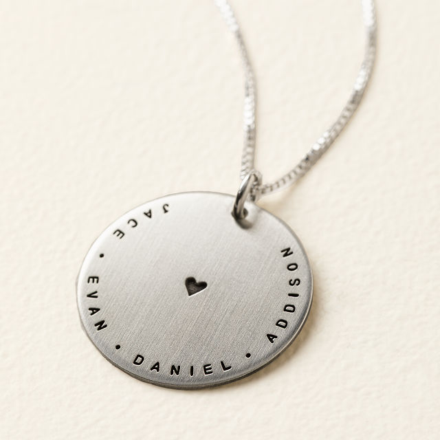 Personalized Love Circle Necklace