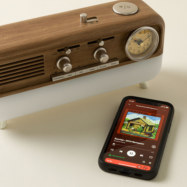 Retro White Noise Alarm Clock