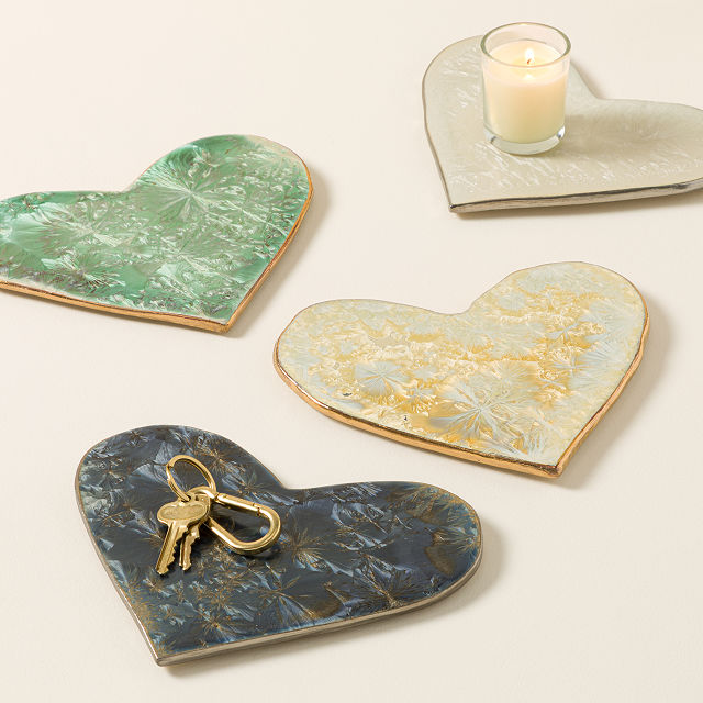 Crystalline Heart Tray