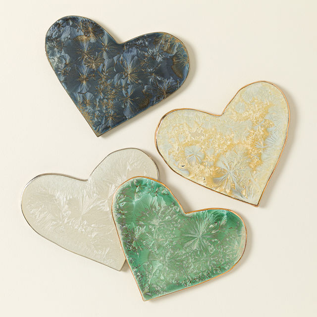 Crystalline Heart Tray