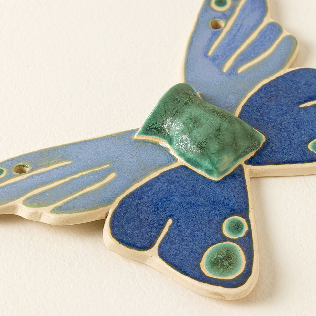 Ceramic Butterfly Wall Vase