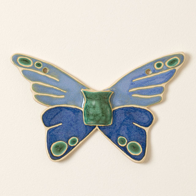 Ceramic Butterfly Wall Vase