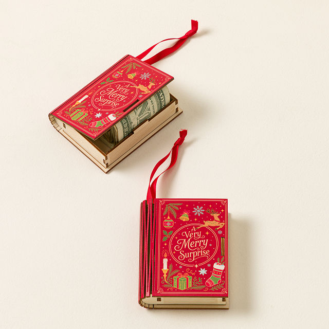 Secret Money Holder Book Ornament