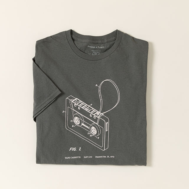 Cassette Tape 1972 Patent Tee