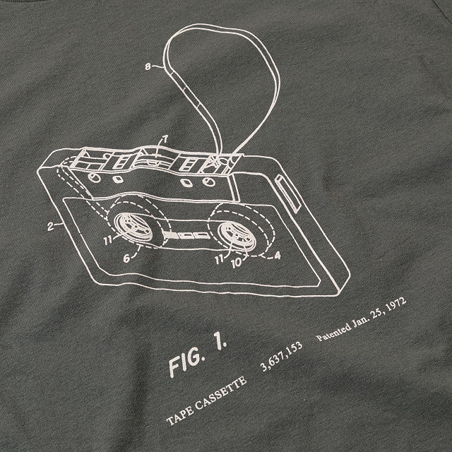 Cassette Tape 1972 Patent Tee