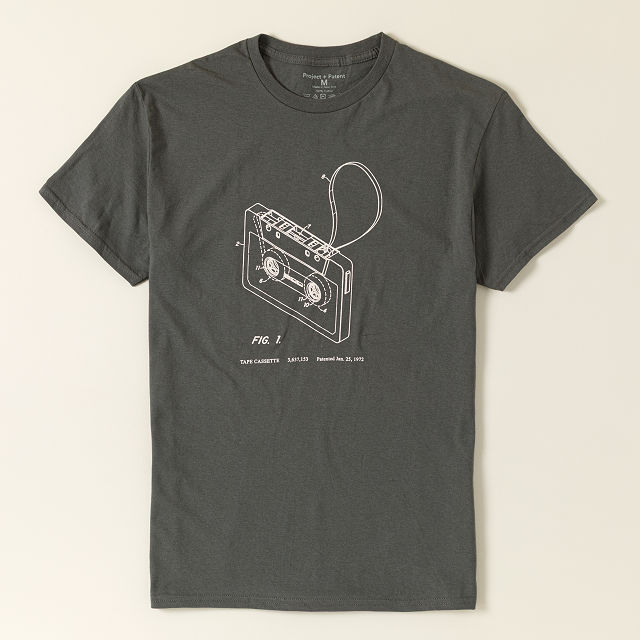Cassette Tape 1972 Patent Tee