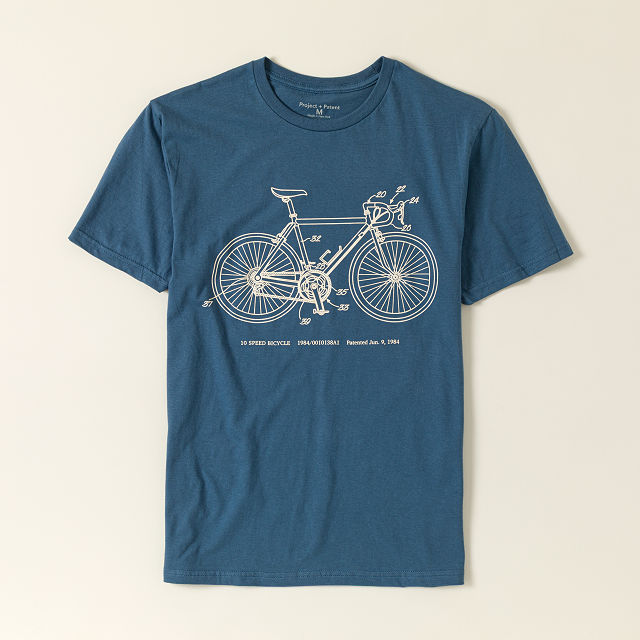 10 Speed Bicycle 1984 Patent Tee