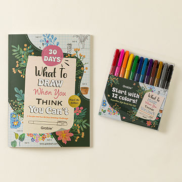 Unplug & Learn to Draw Plants in 30 Days