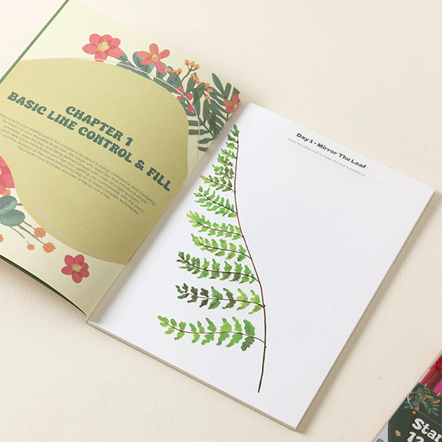 Unplug & Learn to Draw Plants in 30 Days
