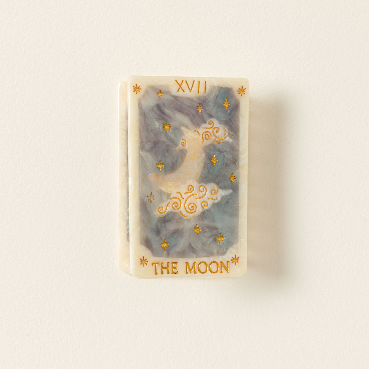 Tarot Card Hair Clip - The Moon