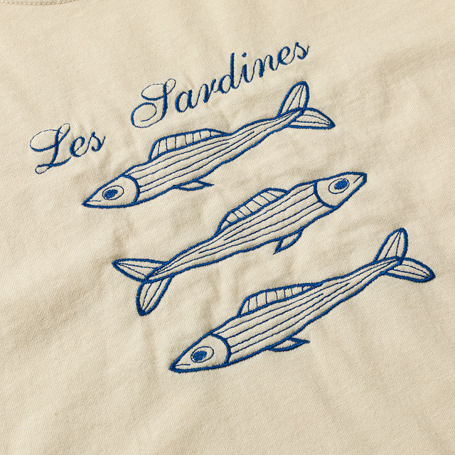 Les Sardines Embroidered T-Shirt