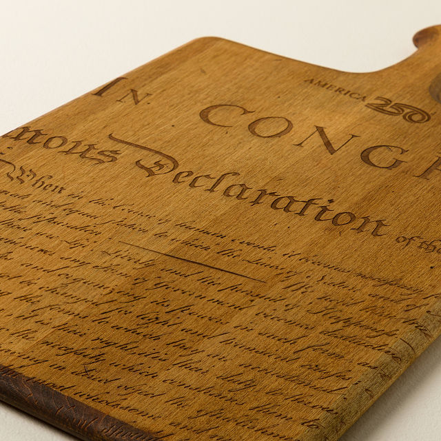 Declaration of Independence Serving Board