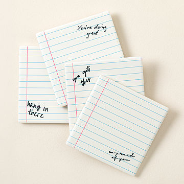 Emotional Support Coasters - Set of 4