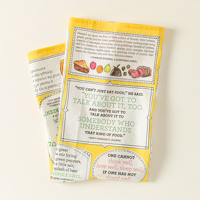 Literary Tastes Tea Towel