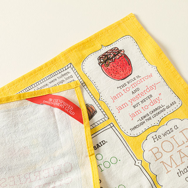 Literary Tastes Tea Towel