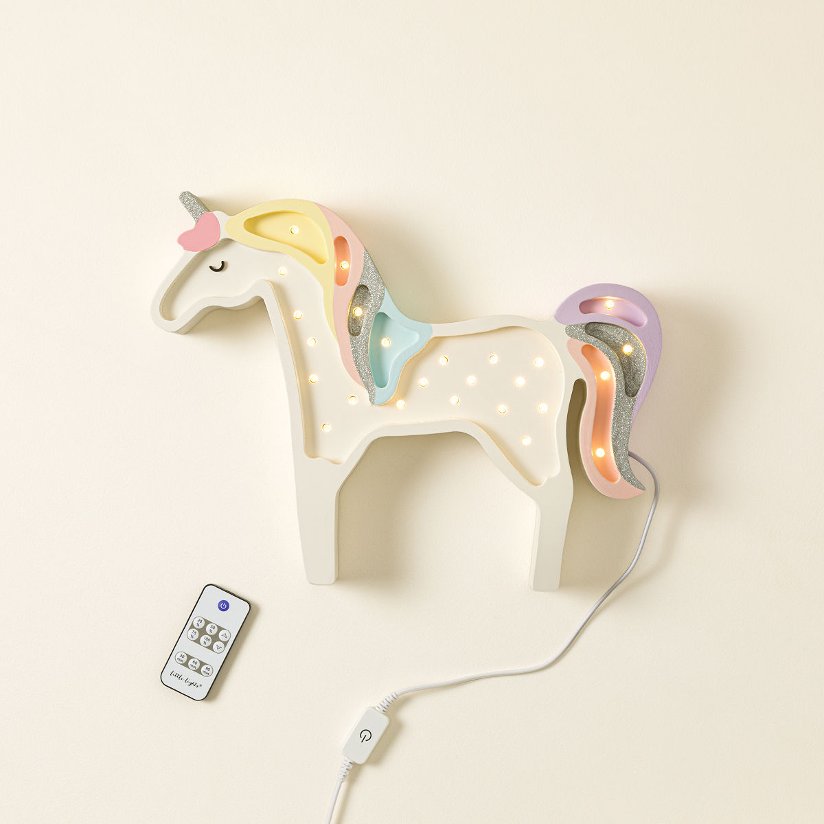 Hand-Painted Mythical & Magical Worlds Lamps - Unicorn