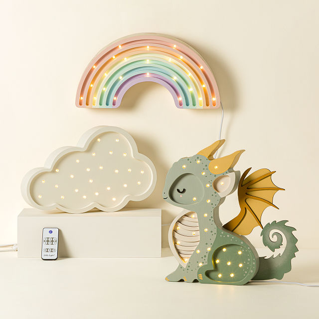 Hand-Painted Mythical & Magical Worlds Lamps