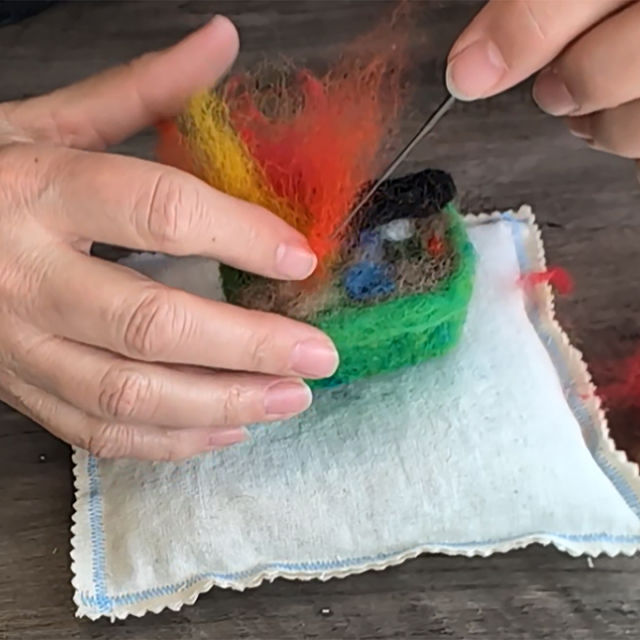 Dumpster Fire Needle Felting Kit