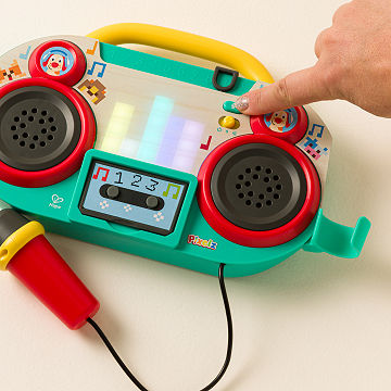 Sing-Along Light-Up Pixel Boombox
