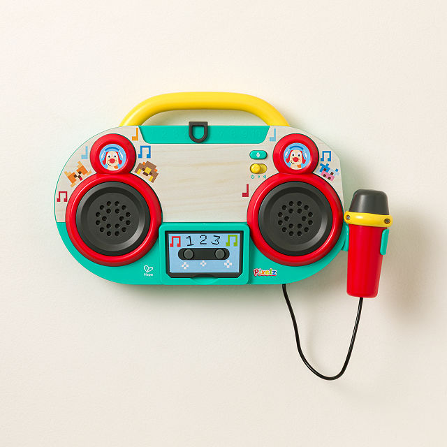 Sing-Along Light-Up Pixel Boombox
