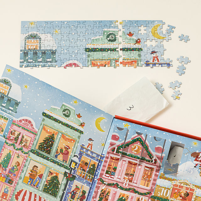 Holiday Stroll Interlocking Puzzle Advent