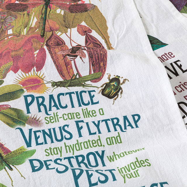 Sinister Affirmations for Women Tea Towel Set