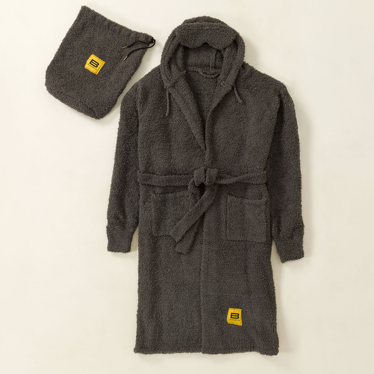 Plush Robe - Charcoal
