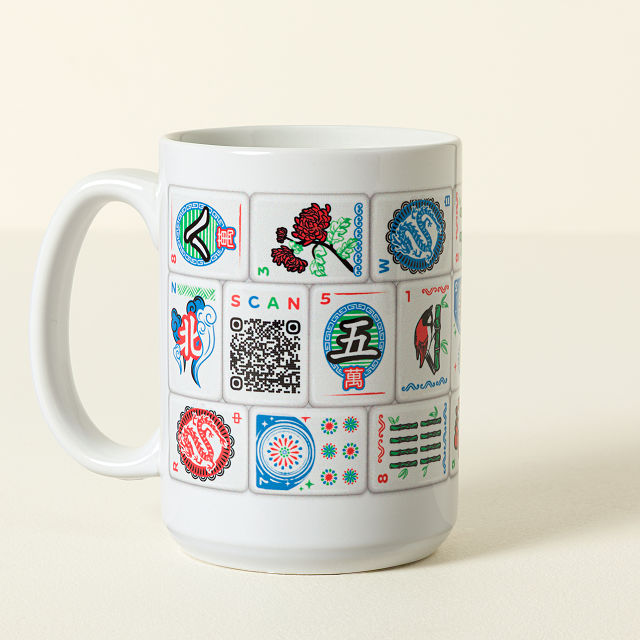 Mahjong QR Mug