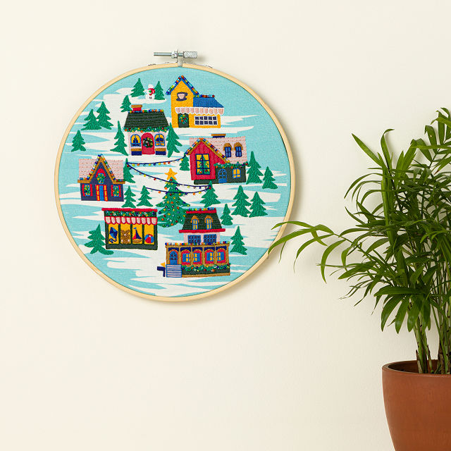 Embroidery Each Day Winter Village Advent Kit