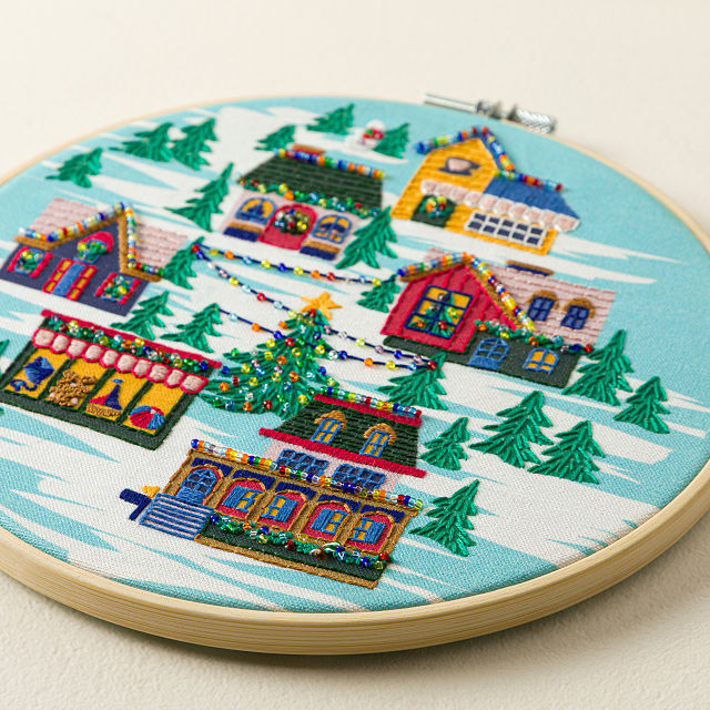 Embroidery Each Day Winter Village Advent Kit