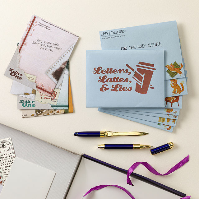 Lattes & Lies: 24 Letter Mystery Subscription