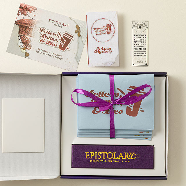 Lattes & Lies: 24 Letter Mystery Subscription