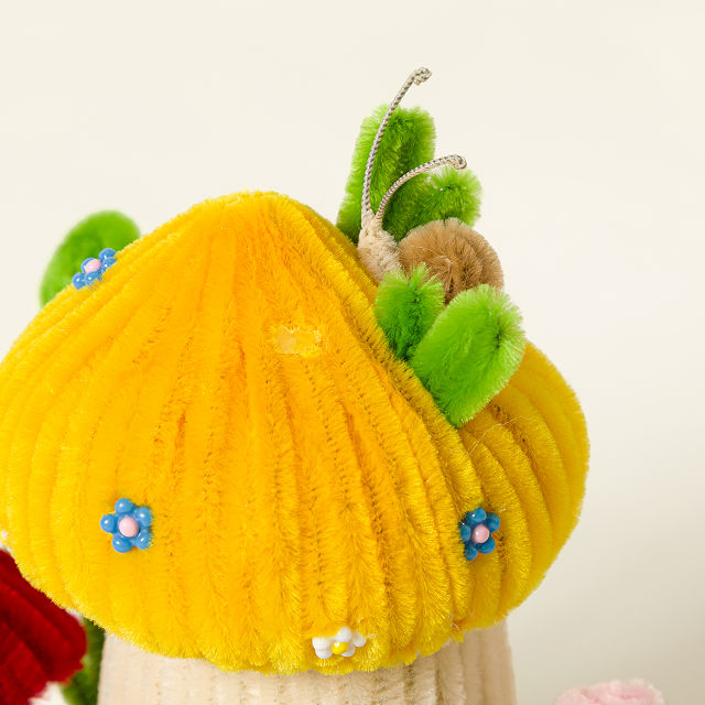 Chenille Mushroom House DIY Kit