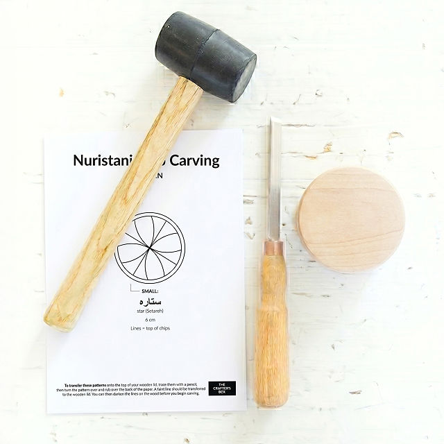 Nuristani Chip Carving Maker's Kit