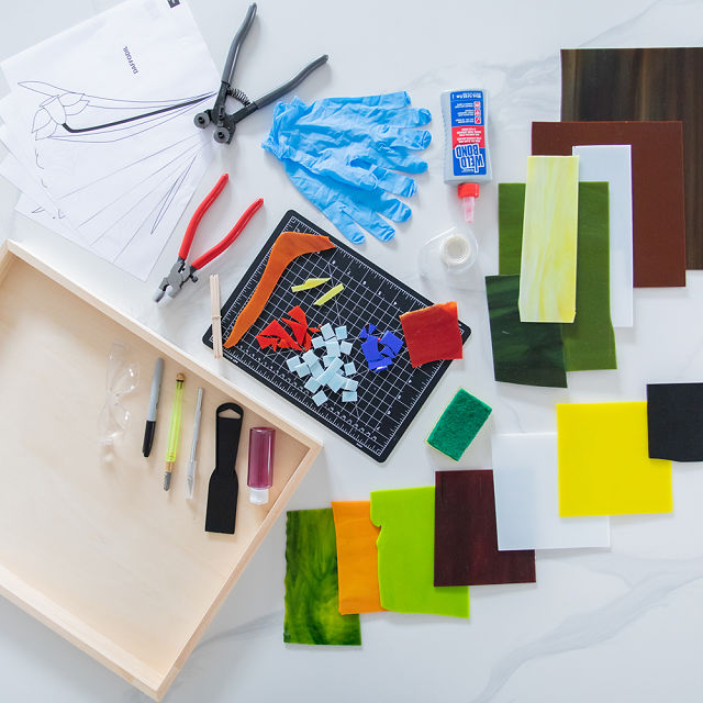 Stained Glass Mosaic Kit & Video Workshop