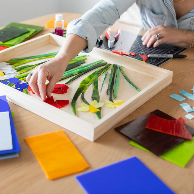 Stained Glass Mosaic Kit & Video Workshop