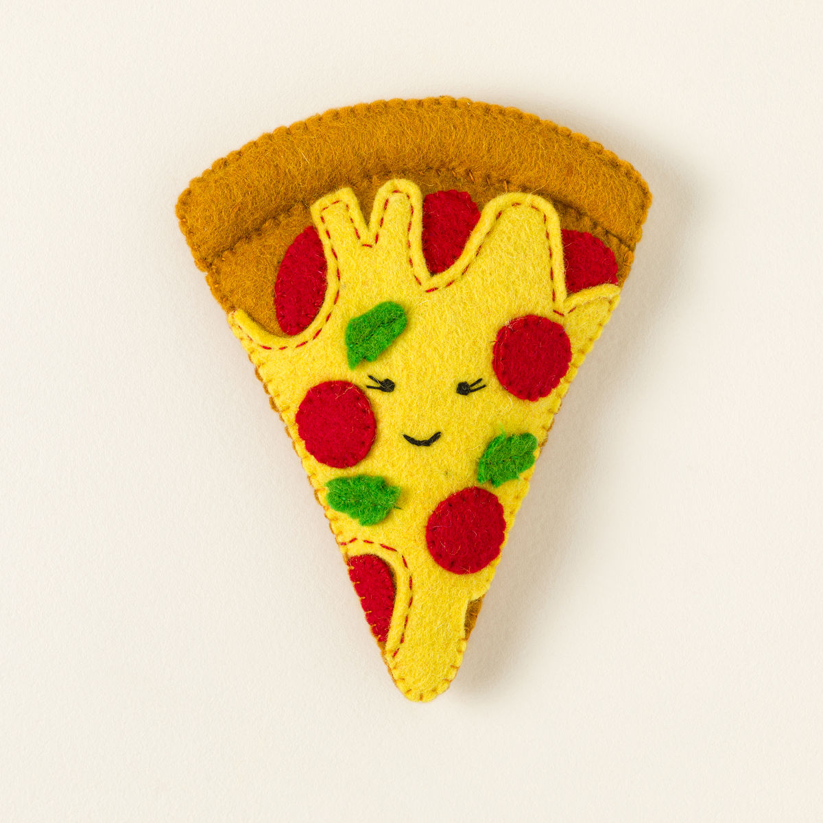 Handmade NYC Food Icon Dog Toy - Pizza