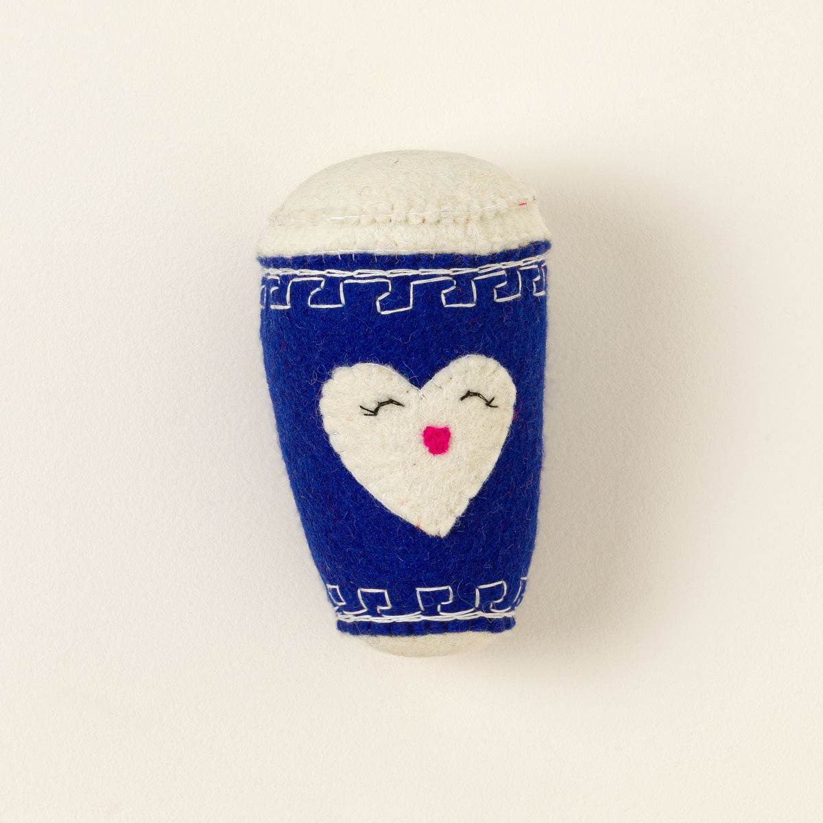 Handmade NYC Food Icon Dog Toy - NYC Coffee Cup