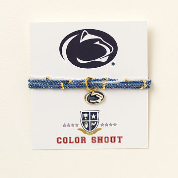 College Logo Beaded Bracelet
