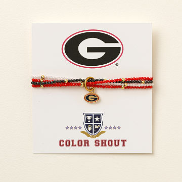 College Logo Beaded Bracelet
